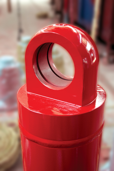 油缸噴漆效果